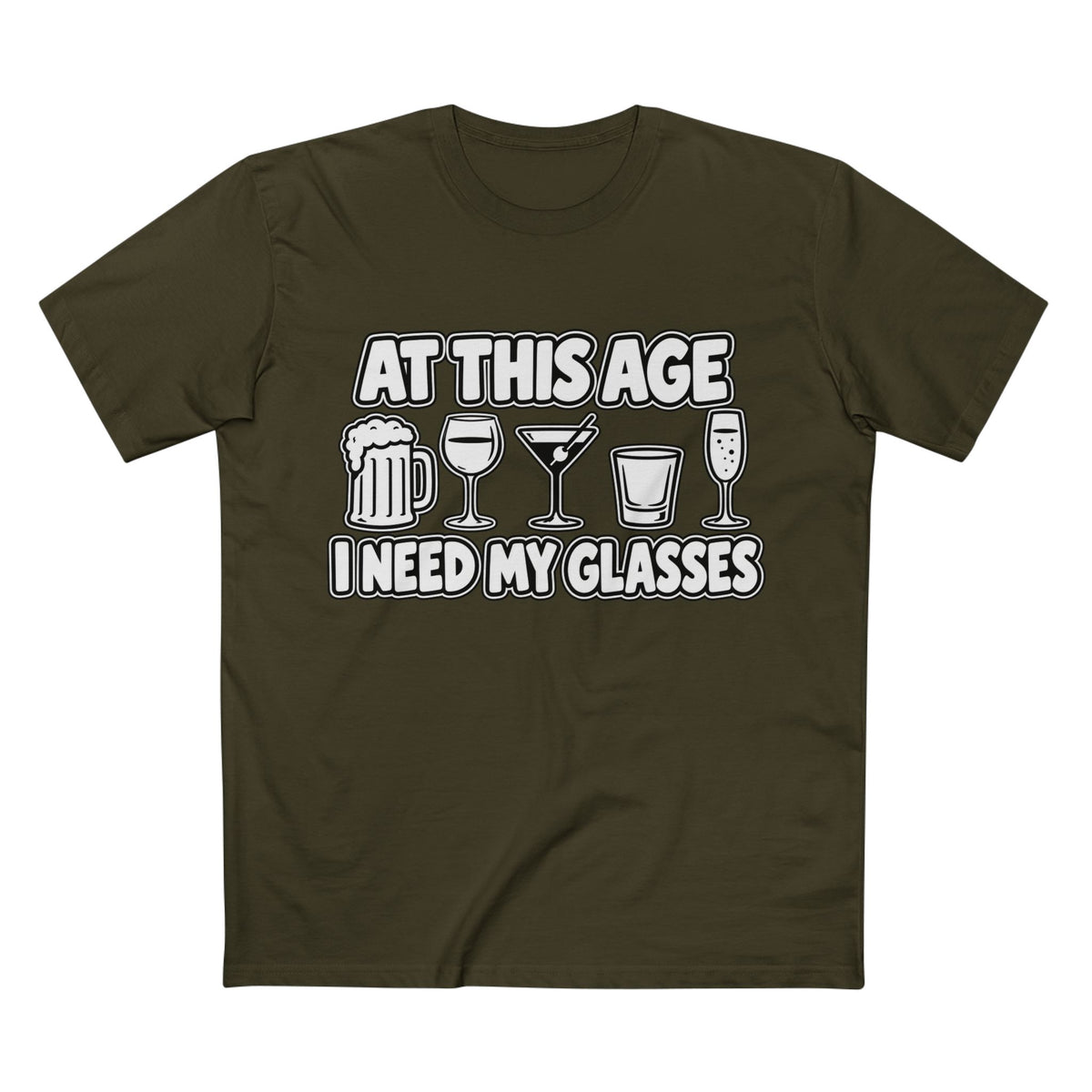 At This Age I Need My Glasses Tee - Men's