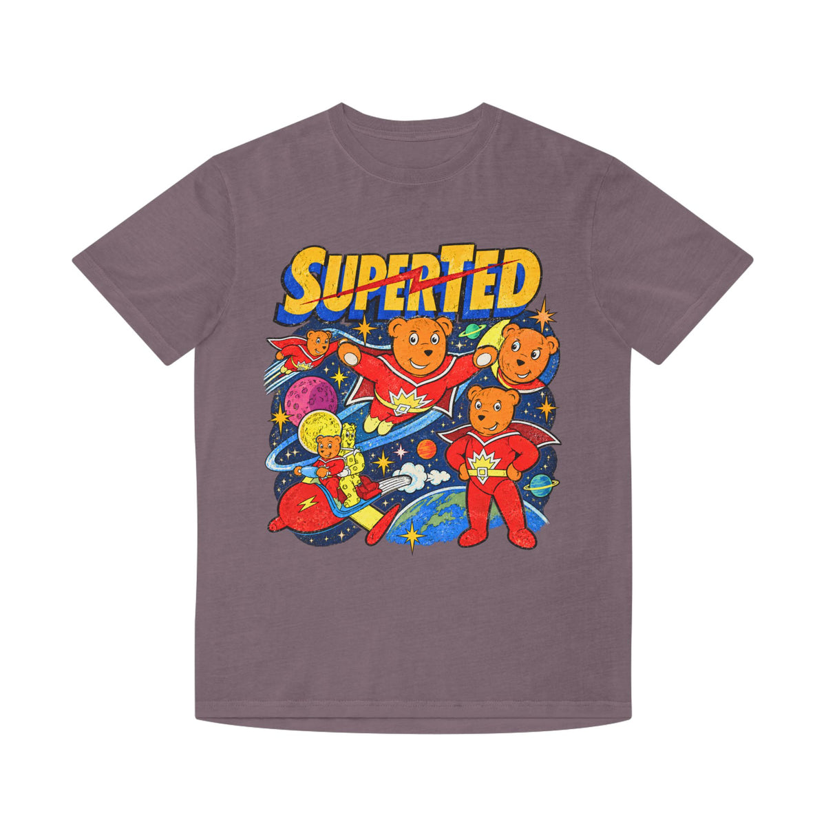 Super Ted Retro Faded Tee - Unisex