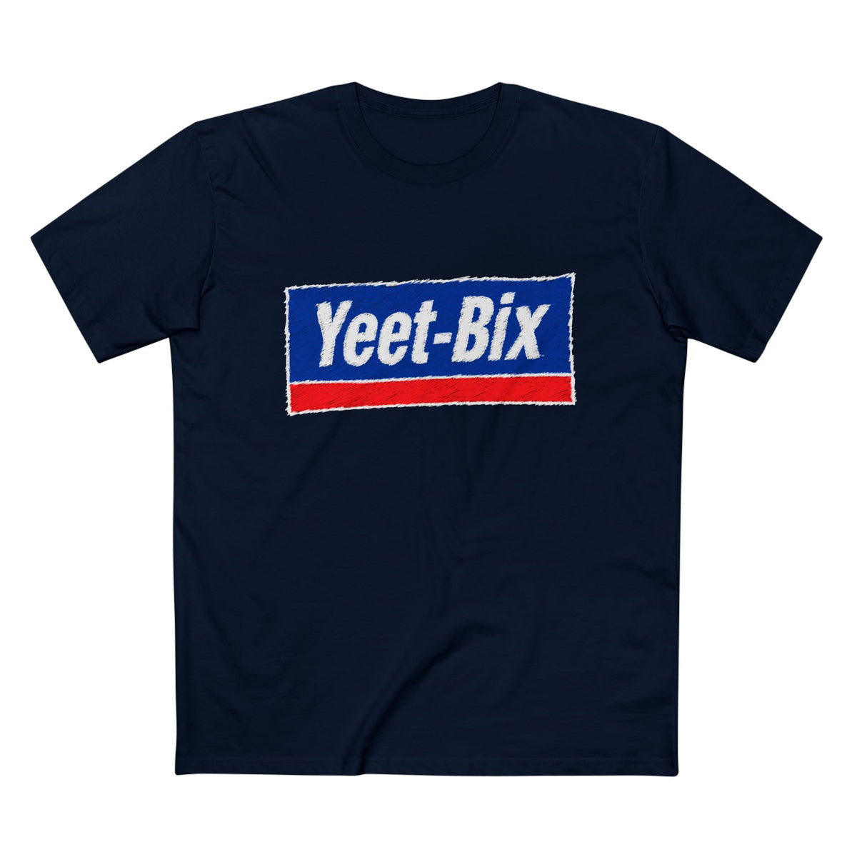 Yeet-Bix Graphic Tee — Retro Parody Cereal Logo T-Shirt