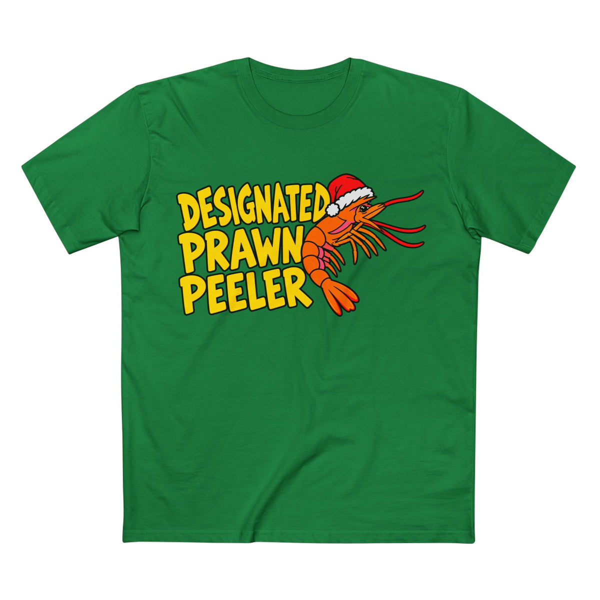 Designated Prawn Peeler Christmas Tee- Men's