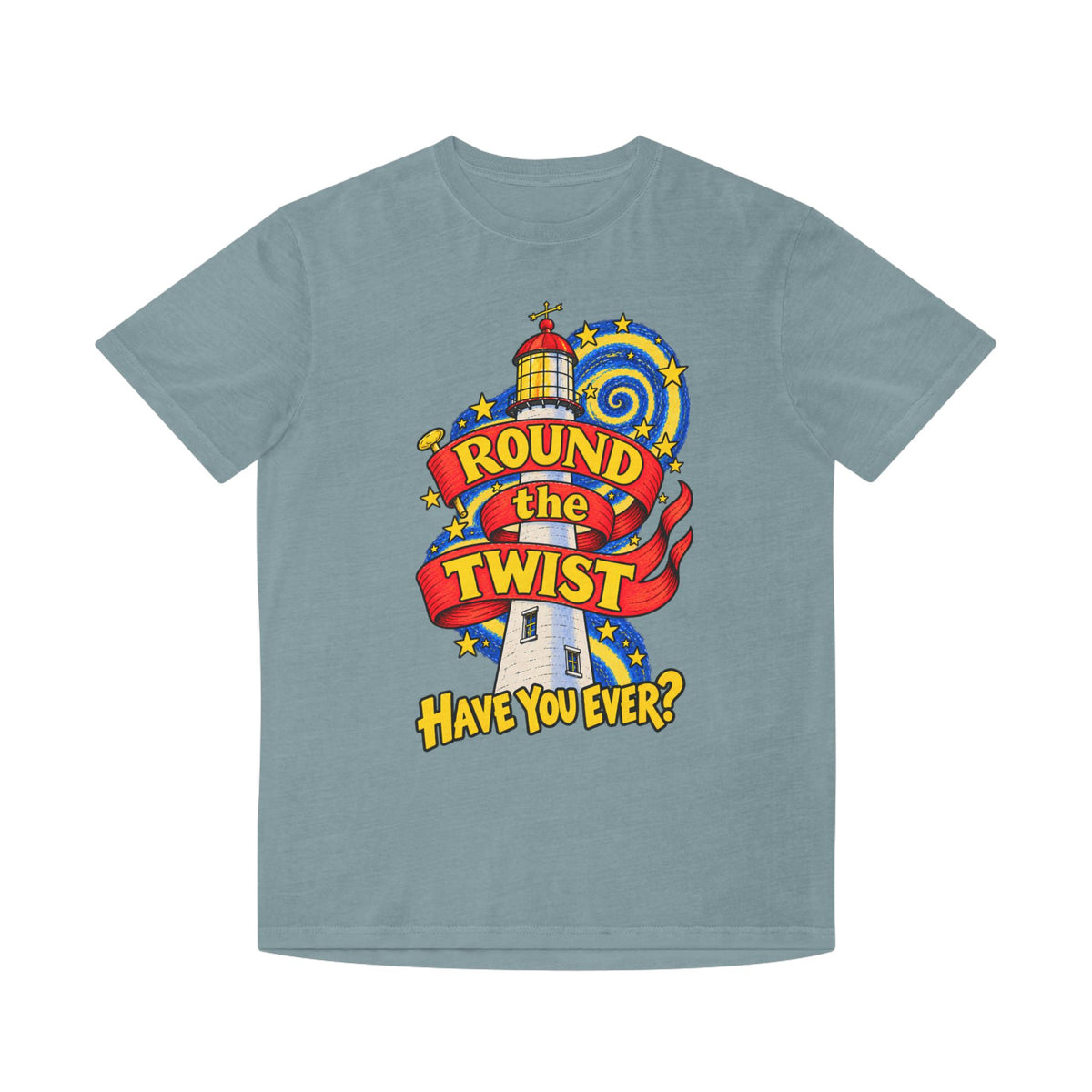 Round the Twist Vintage Faded T‑Shirt — “Have You Ever?” - Unisex