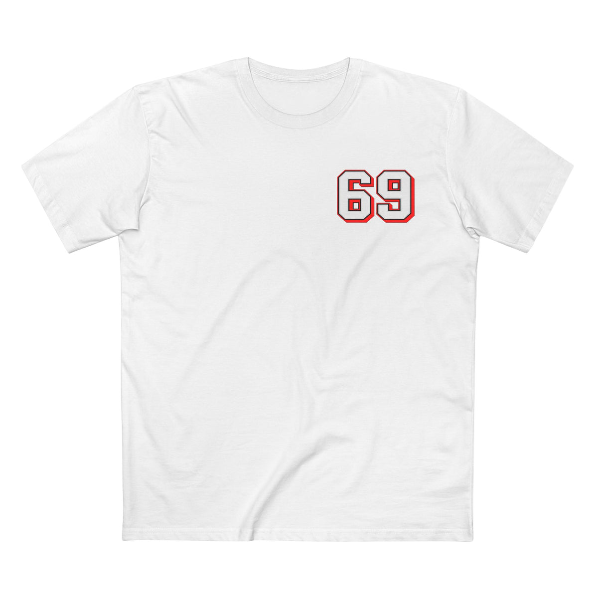 69 Because F*** 67 Front and Back Print - Men's