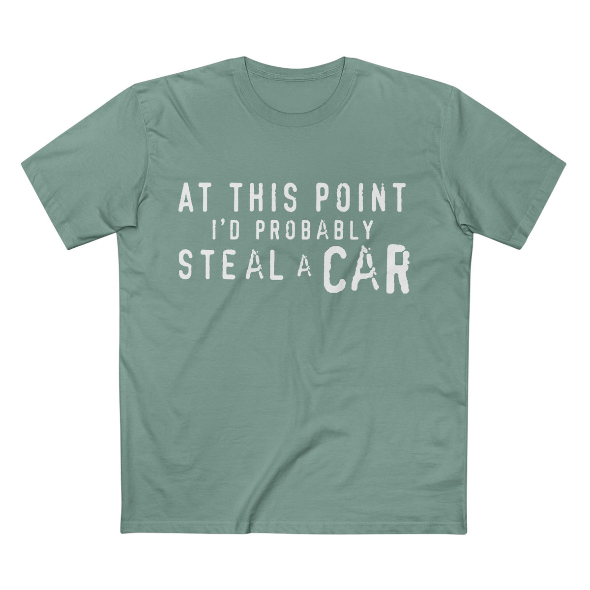 At This Point I'd Probably Steal A Car Tee
