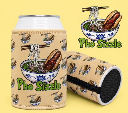 Stubby Cooler - Pho Sizzle Noodle Bowl Can Cooler