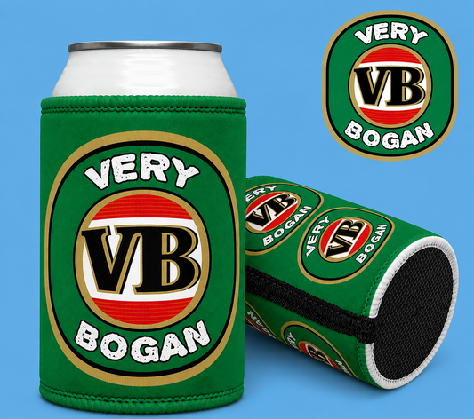 Stubby Cooler — "Very Bogan" VB Logo Can Cooler