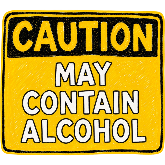 Caution May Contain Alcohol Tank Top — Men's