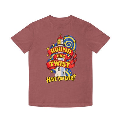 Round the Twist Vintage Faded T‑Shirt — “Have You Ever?” - Unisex