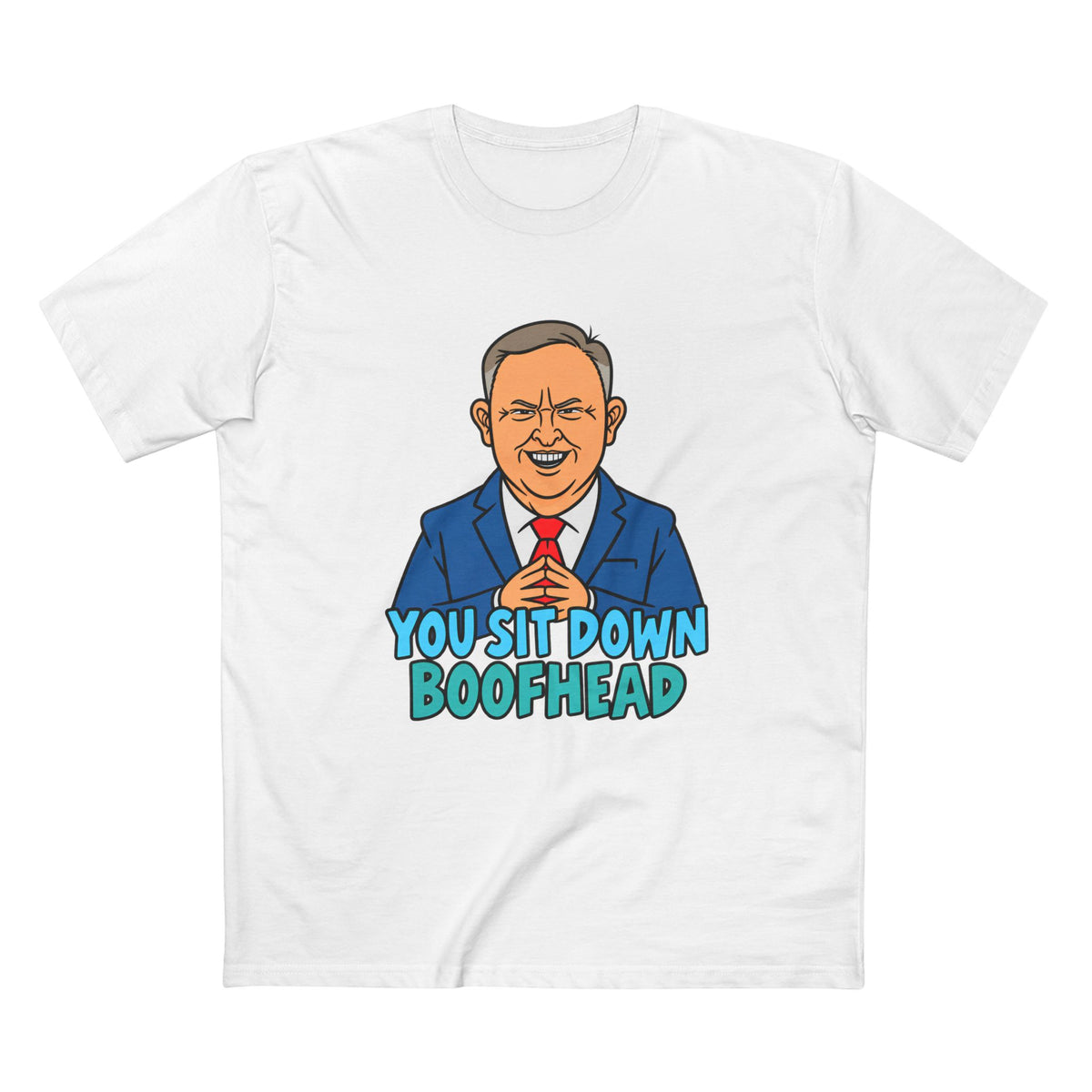 Albanese You Sit Down Boofhead Tee — Men's