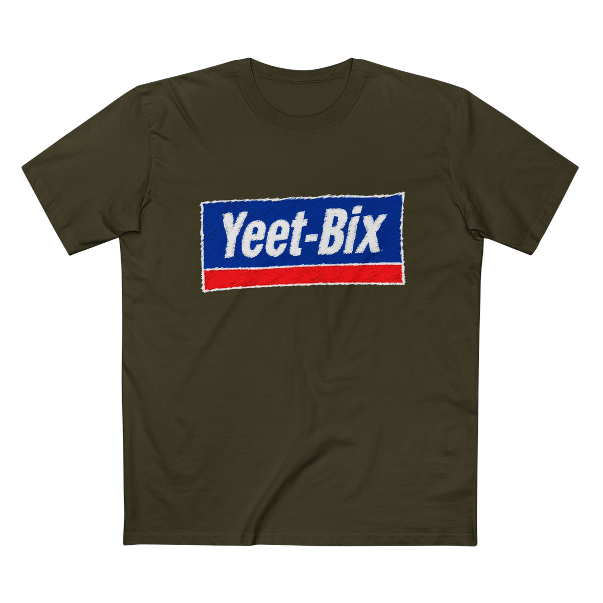 Yeet-Bix Graphic Tee — Retro Parody Cereal Logo T-Shirt