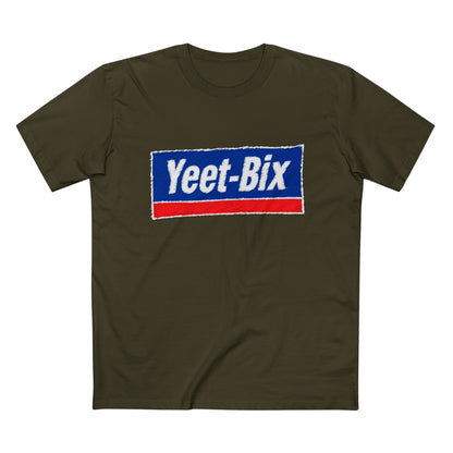 Yeet-Bix Graphic Tee — Retro Parody Cereal Logo T-Shirt