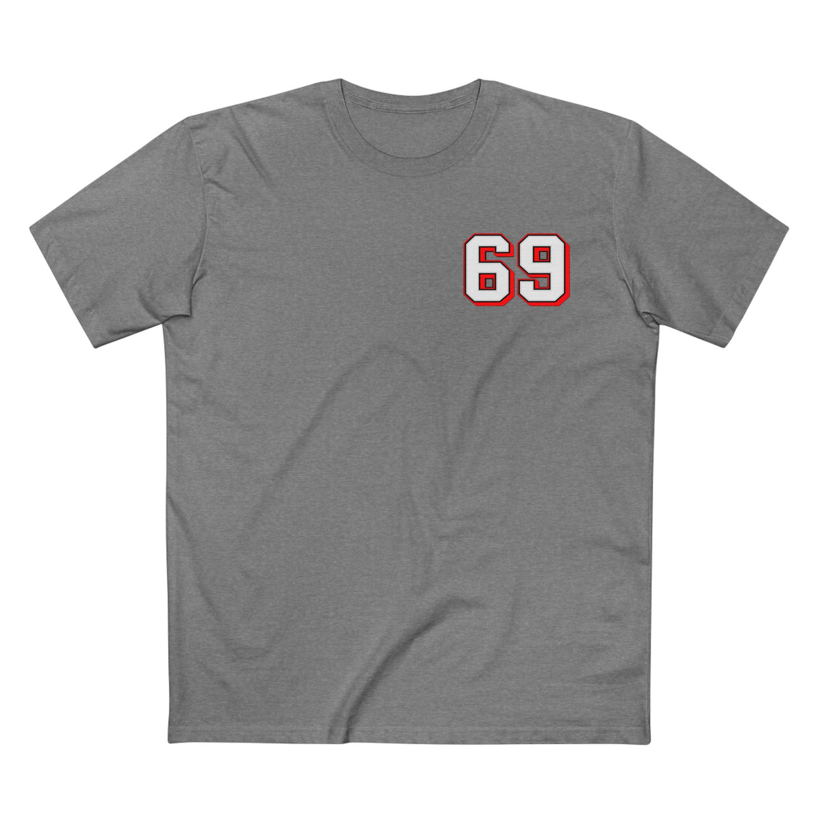 69 Because F*** 67 Front and Back Print - Men's