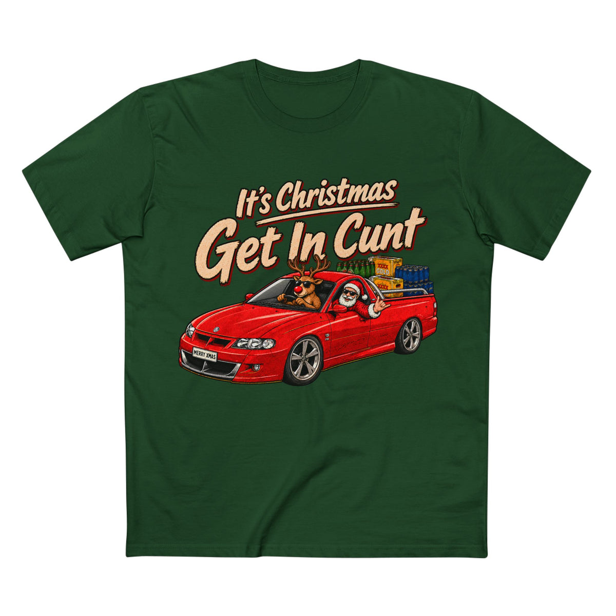 SANTA’S DOING SKIDS — A Very Commodore Christmas - Men's Tee