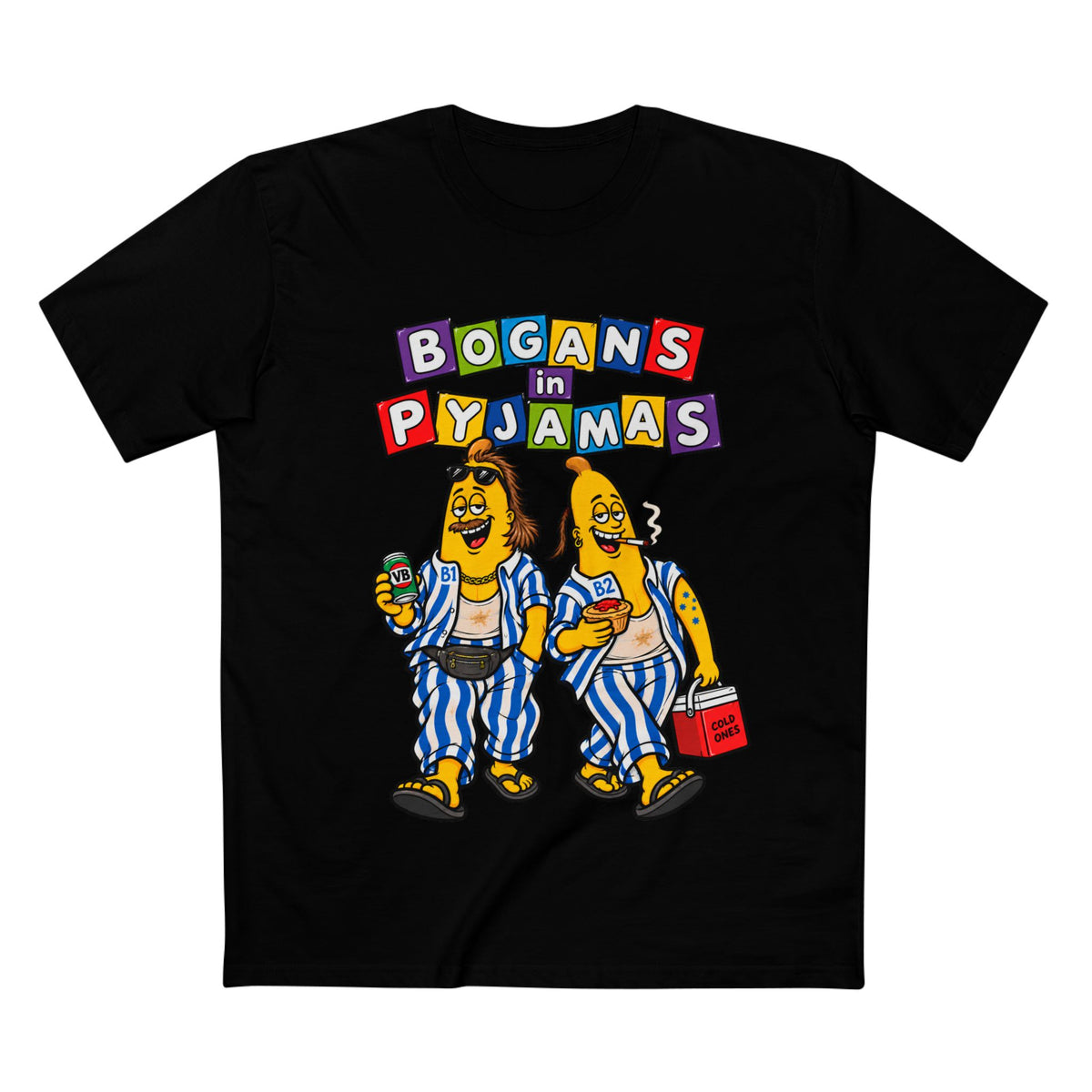 Bogans in Pyjamas Tee — Men's