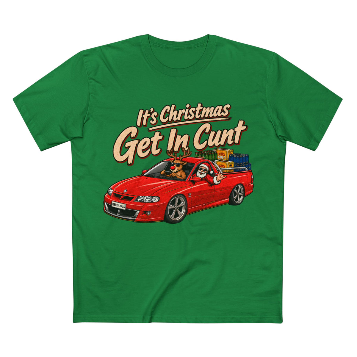 SANTA’S DOING SKIDS — A Very Commodore Christmas - Men's Tee
