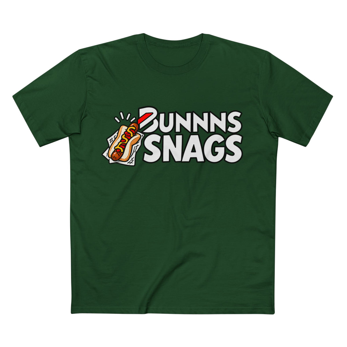 Bunnns Snags T-Shirt — Funny Bunnings Snag Graphic Tee