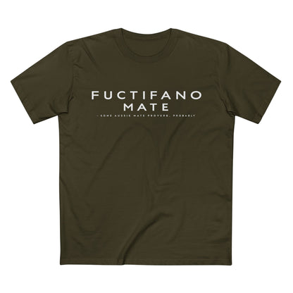 Fuctifano Mate! Graphic Tee — Minimalist Text Logo T-Shirt