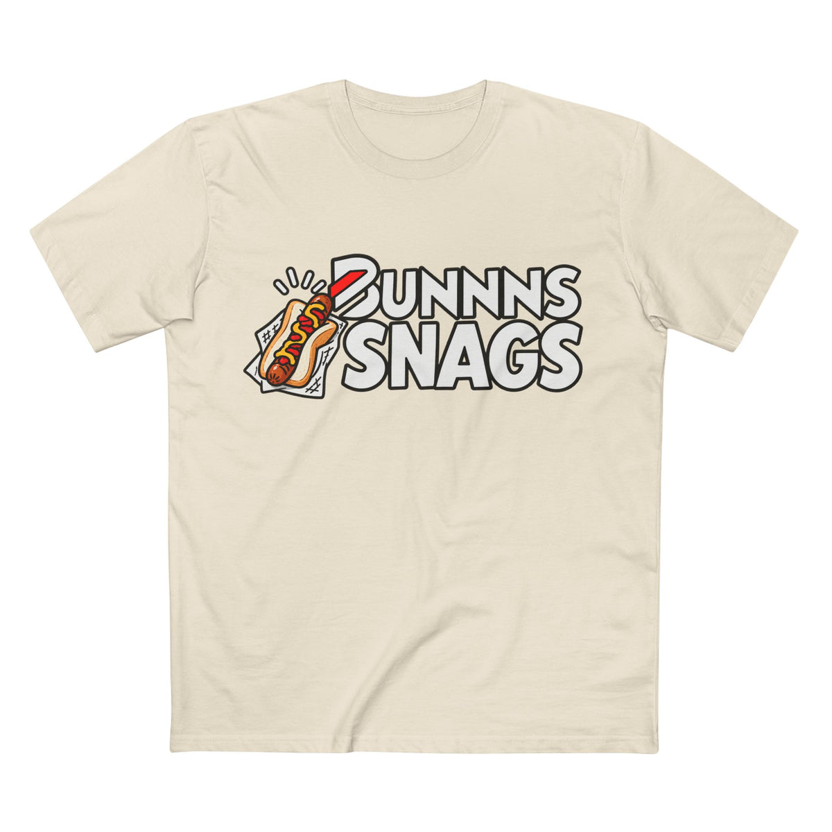 Bunnns Snags T-Shirt — Funny Bunnings Snag Graphic Tee