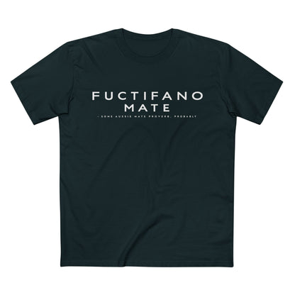 Fuctifano Mate! Graphic Tee — Minimalist Text Logo T-Shirt
