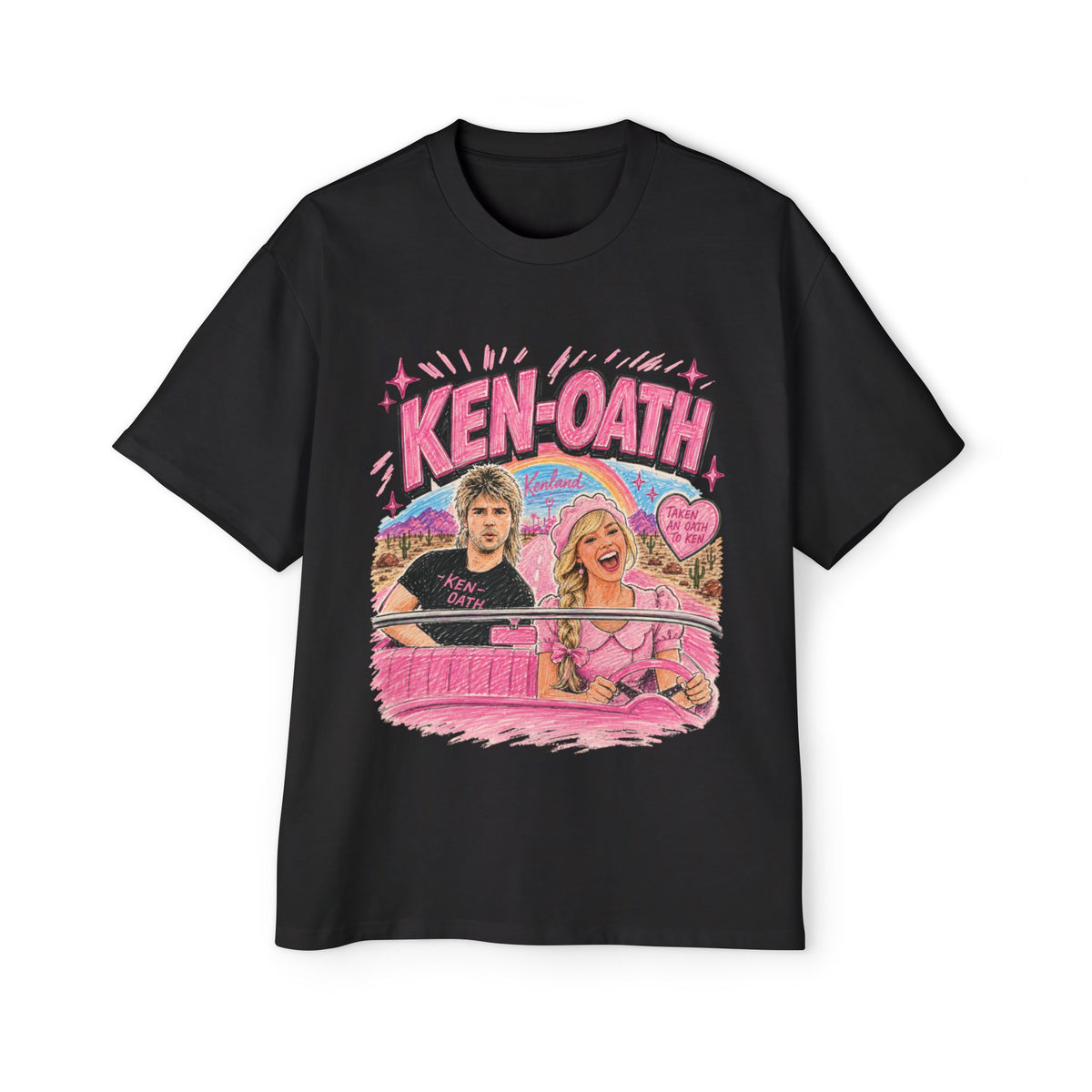 Ken-Oath Oversized Boxed Tee - Unisex