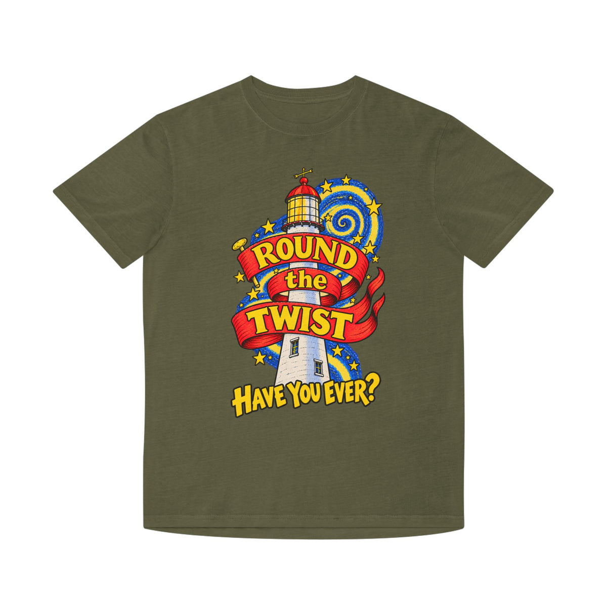 Round the Twist Vintage Faded T‑Shirt — “Have You Ever?” - Unisex
