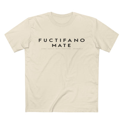 Fuctifano Mate! Graphic Tee — Minimalist Text Logo T-Shirt