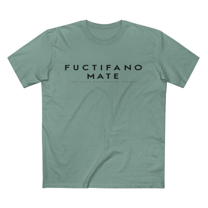 Fuctifano Mate! Graphic Tee — Minimalist Text Logo T-Shirt