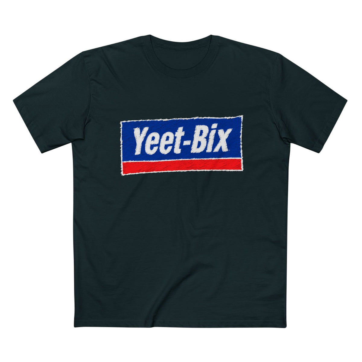 Yeet-Bix Graphic Tee — Retro Parody Cereal Logo T-Shirt