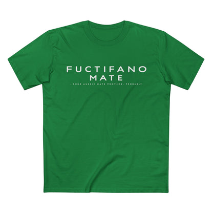 Fuctifano Mate! Graphic Tee — Minimalist Text Logo T-Shirt