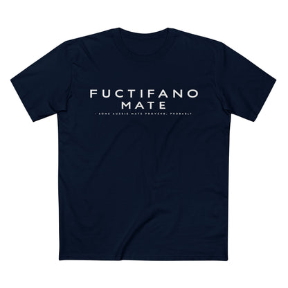 Fuctifano Mate! Graphic Tee — Minimalist Text Logo T-Shirt