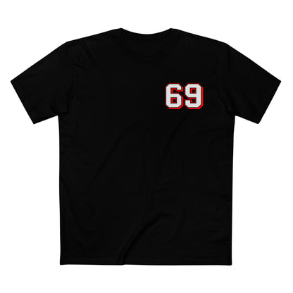 69 Because F*** 67 Front and Back Print - Men's