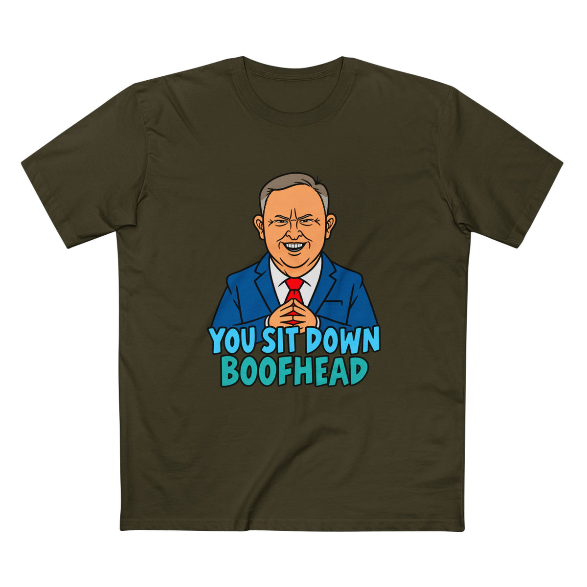 Albanese You Sit Down Boofhead Tee — Men's