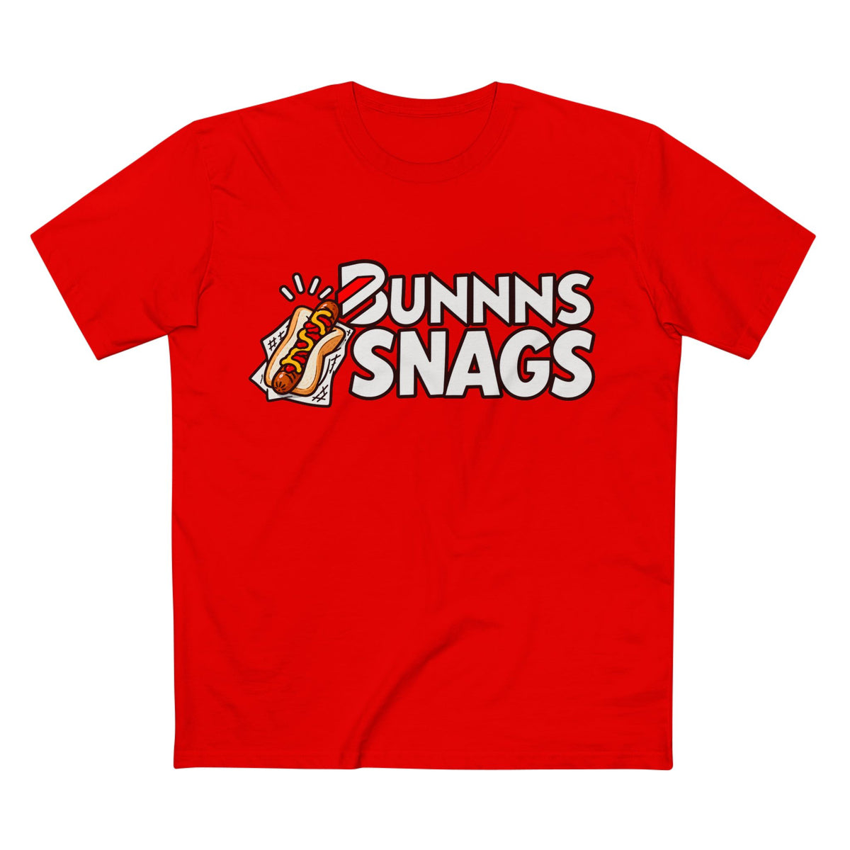 Bunnns Snags T-Shirt — Funny Bunnings Snag Graphic Tee
