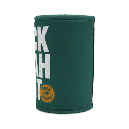 Stubby Cooler — "Fuck Yeah Cunt" Novelty Can Cooler (Dark Green)