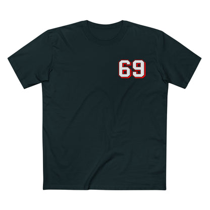 69 Because F*** 67 Front and Back Print - Men's