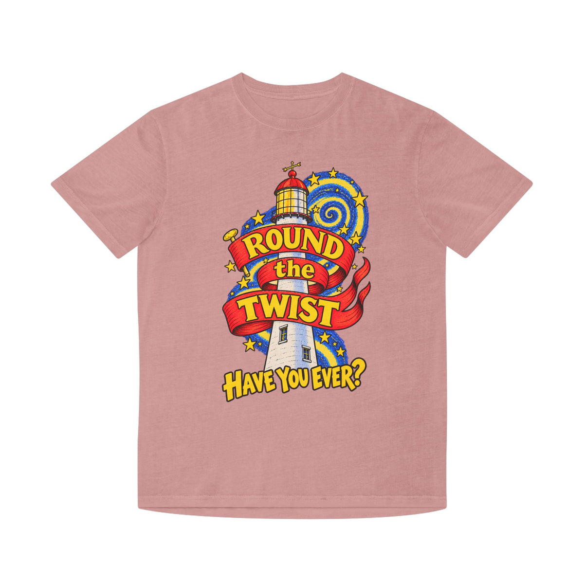 Round the Twist Vintage Faded T‑Shirt — “Have You Ever?” - Unisex