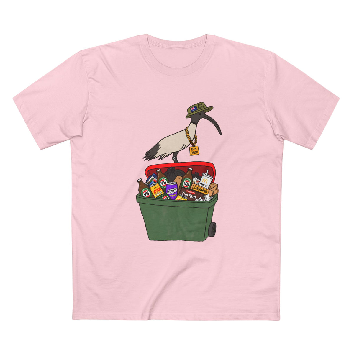 Ibis on Bin Chicken Graphic Tee — Trash Bird T-Shirt