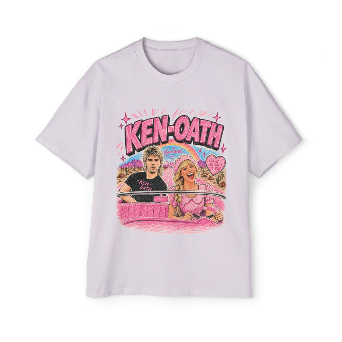 Ken-Oath Oversized Boxed Tee - Unisex