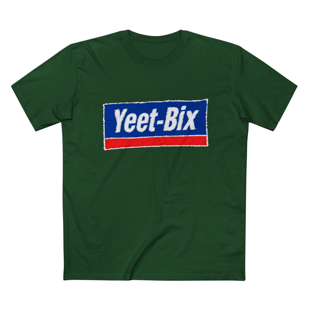 Yeet-Bix Graphic Tee — Retro Parody Cereal Logo T-Shirt