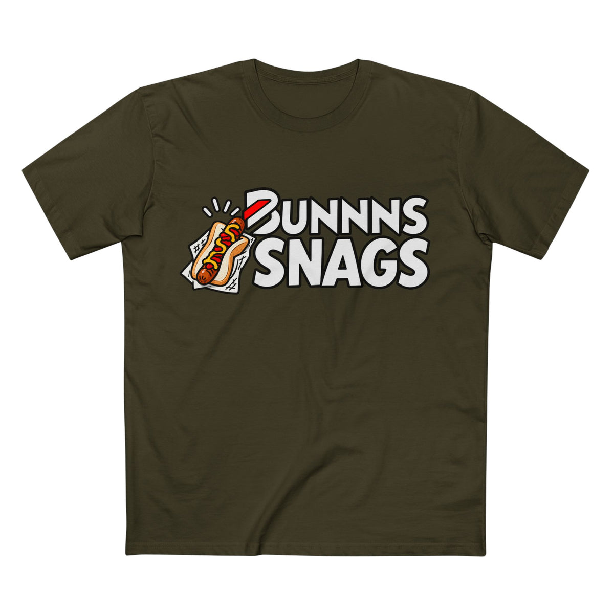 Bunnns Snags T-Shirt — Funny Bunnings Snag Graphic Tee