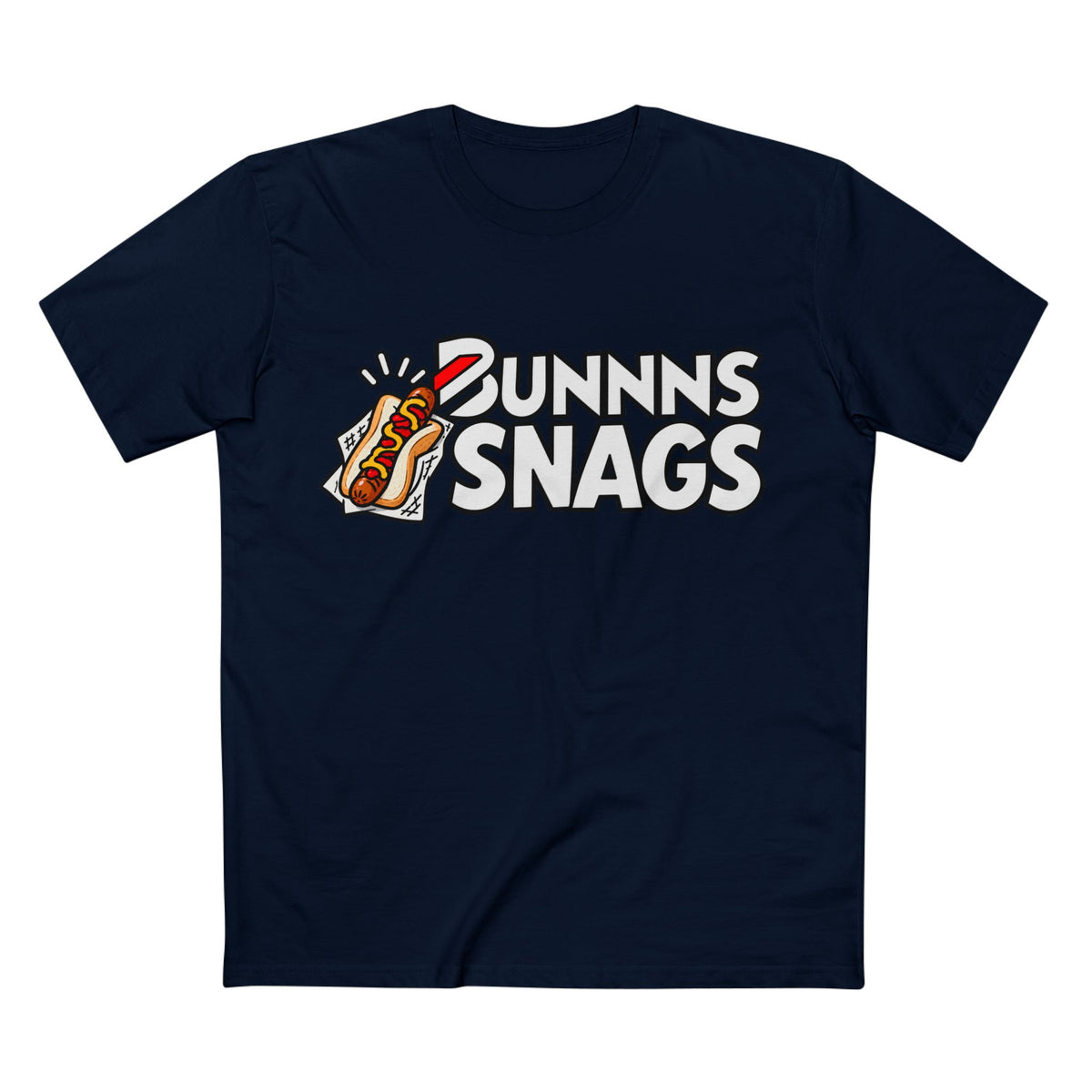 Bunnns Snags T-Shirt — Funny Bunnings Snag Graphic Tee