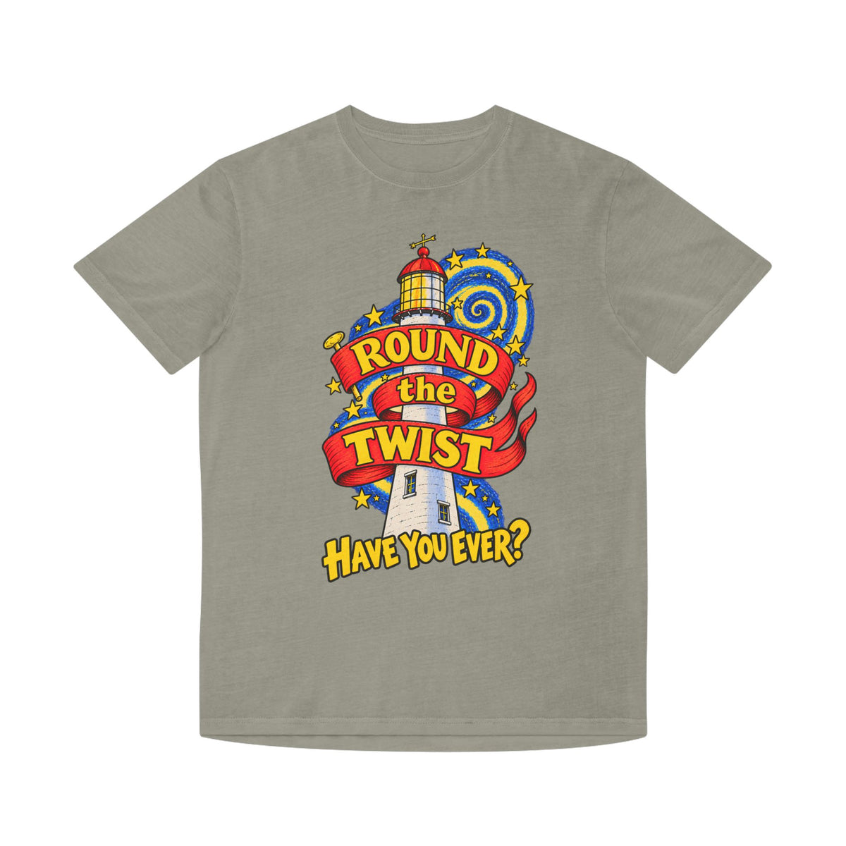 Round the Twist Vintage Faded T‑Shirt — “Have You Ever?” - Unisex