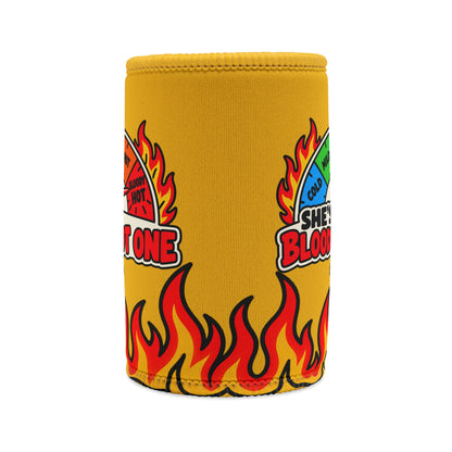 "She’s a Bloody Hot One Aye" Flaming Heat Gauge - Stubby Cooler