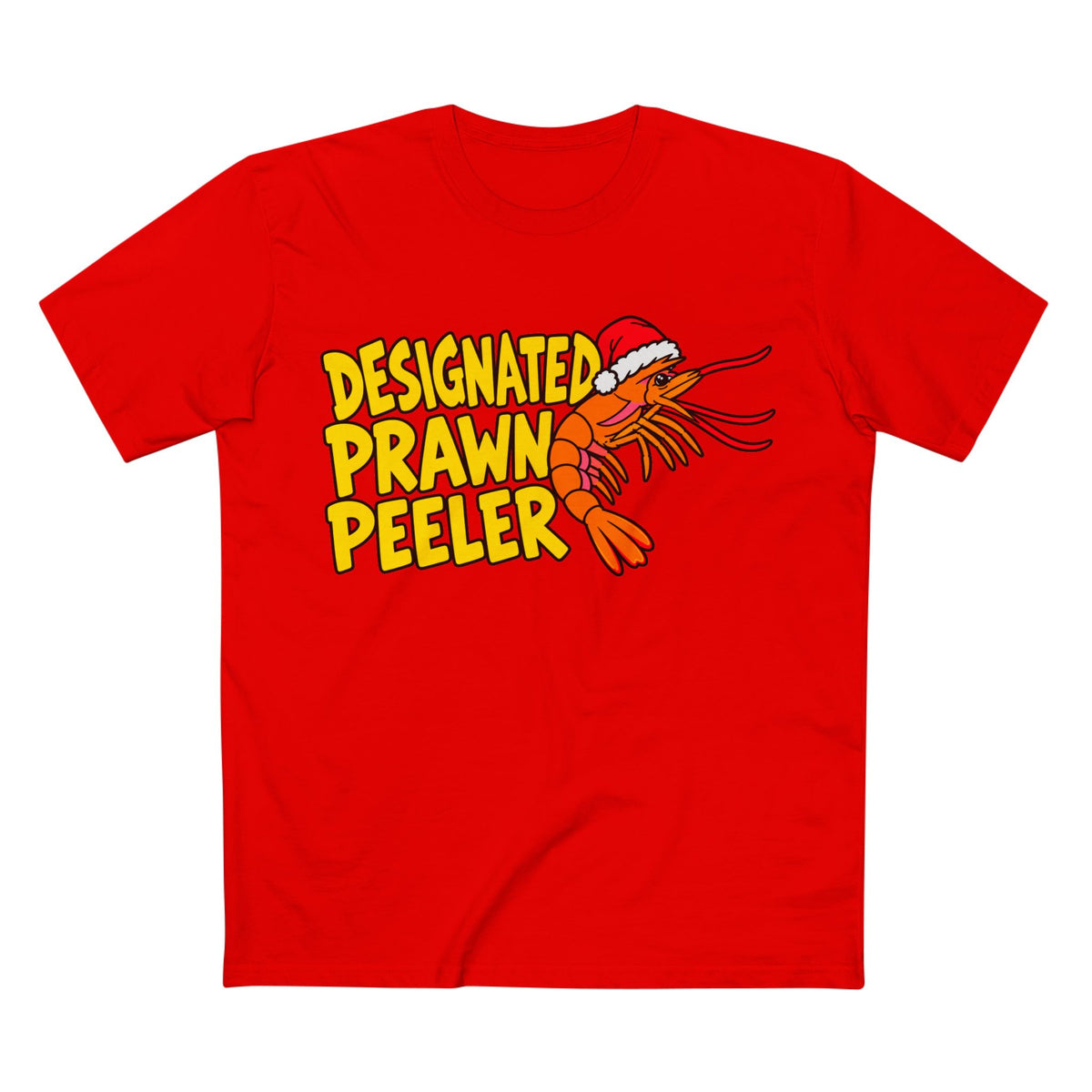 Designated Prawn Peeler Christmas Tee- Men's