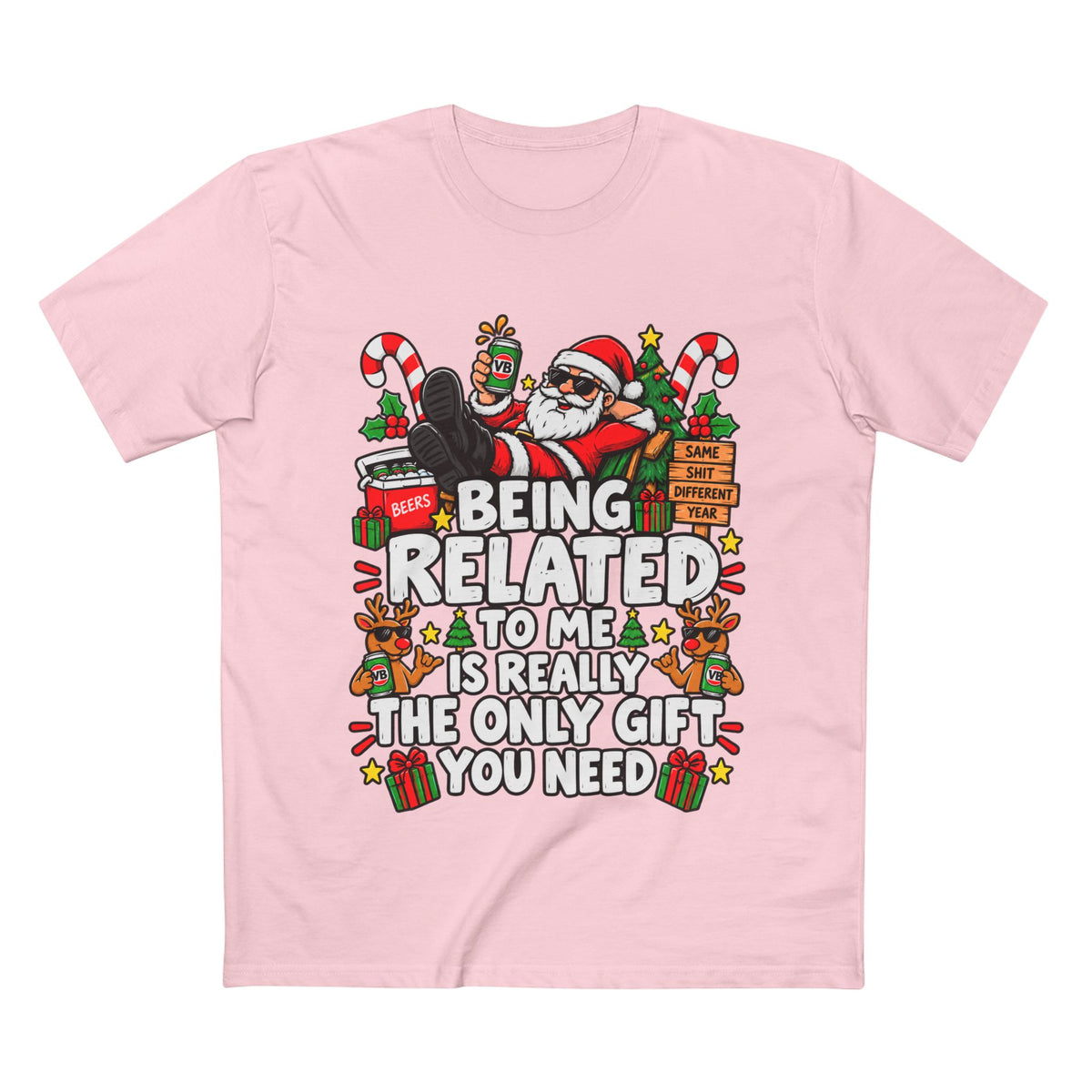 Being Related to Me Is Really The Only Gift You Need Christmas Tee - Men's