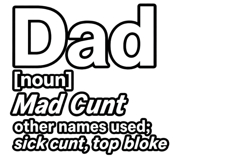 Dad Definition — Funny Dad Gift for Father’s Day Men's Tee