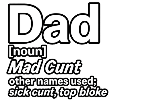 Dad Definition — Funny Dad Gift for Father’s Day Men's Tee