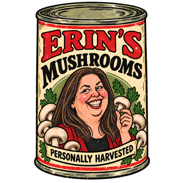 Erin's Mushrooms Personally Harvested - Men's Tee