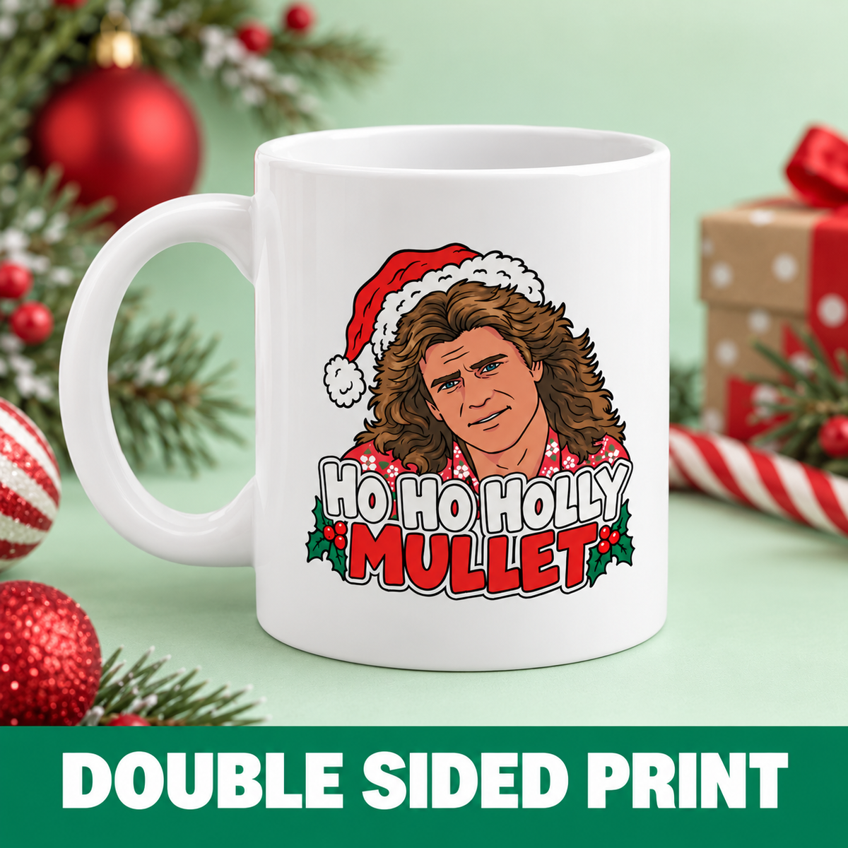 Ho Ho Holly Mullet Mel Gibson - Mug