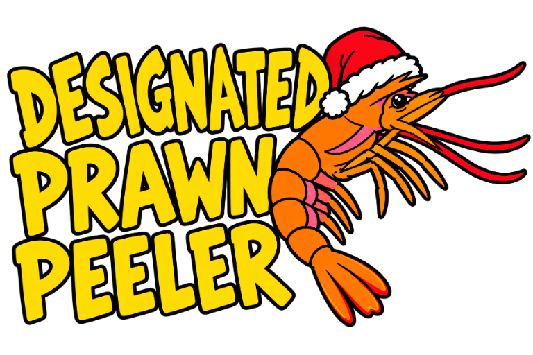 Designated Prawn Peeler Christmas Tee- Men's