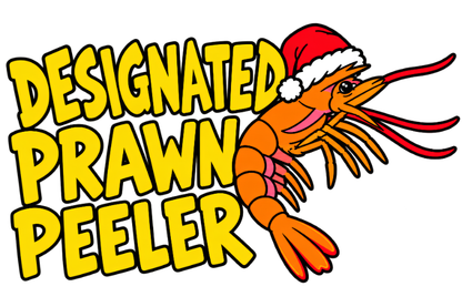 Designated Prawn Peeler Christmas Tee- Men's